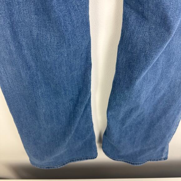 Old Navy Womens High-Rise Wow Flare Stretch Pockets Casual Medium Blue Jeans 8 - Picture 8 of 10